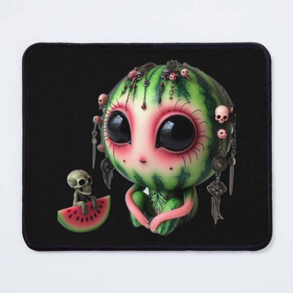 Item preview, Goth Watermelon - Creepy Cute Fruits Collection #2 designed and sold by LujziWorld.