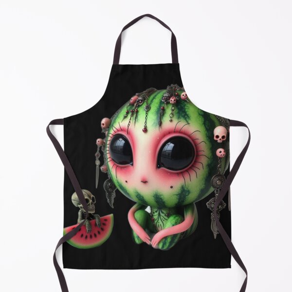 Item preview, Goth Watermelon - Creepy Cute Fruits Collection #2 designed and sold by LujziWorld.