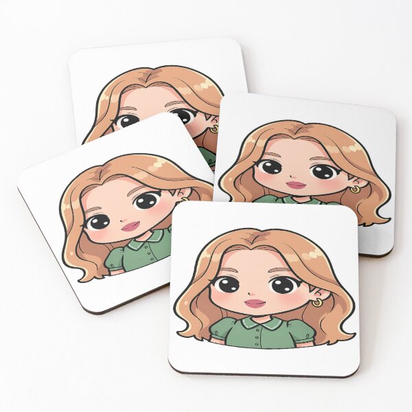 Item preview, Cute Chibi Blonde Girl Cartoon Sticker | Kawaii Anime Style Art designed and sold by FernandsOficial.