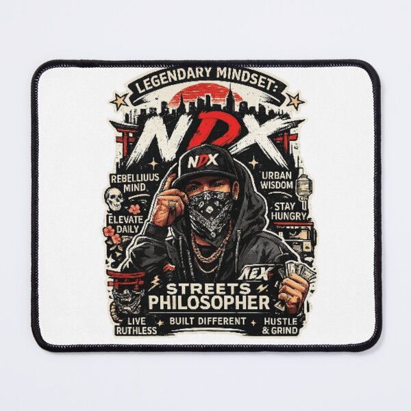 Item preview, NDX Streets Philosopher – Legendary Mindset Urban Graphic designed and sold by NDX9.
