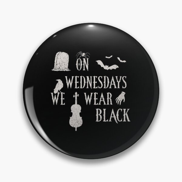 Item preview, On Wednesdays We Wear Black, Gothic Halloween designed and sold by idtanerdsand.