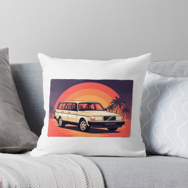 Item preview, 240 Wagon Retro Sunset - Vintage Synthwave Beach Car Graphic designed and sold by Off-Road-Zone.