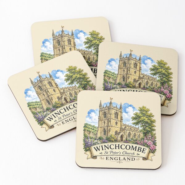 Artikelvorschau, St. Peterskirche in Winchcombe, England – Cotswolds Heritage Design entworfen und verkauft von Myra365Art.