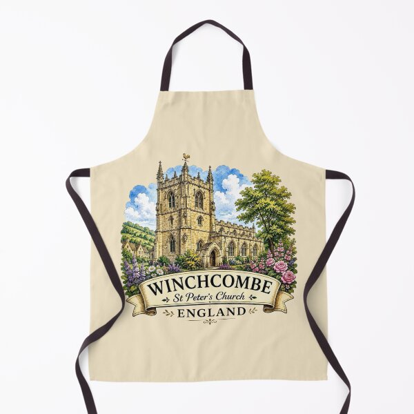 Item preview, Winchcombe St Peter's Church, England - Cotswolds Heritage Design designed and sold by Myra365Art.