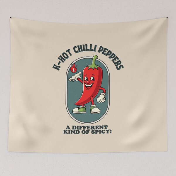Item preview, Different Kind of Spicy Retro K-Hot Pepper Design designed and sold by smeraldosecrets.