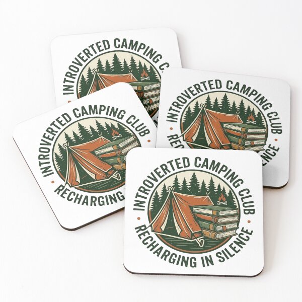 Item preview, Introverted Camping Club Shirt, Recharge in Silence Tee, Vintage Camping Graphic, Book Lover Camping Shirt, Grunge Outdoors Introvert Tee designed and sold by MS Pod Studio.