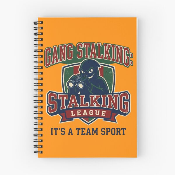 Item preview, Gang Stalking League Vintage Sports Parody Design | Conspiracy Meme Retro Mascot Art designed and sold by Rebel Fusion.