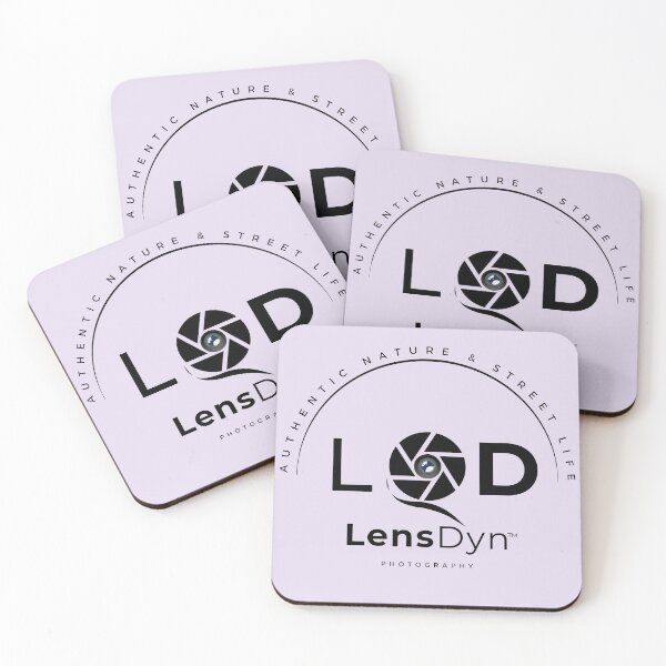 Item preview, LensDyn Photography Logo Black Edition - Street Life Aesthetic designed and sold by LensDyn™.