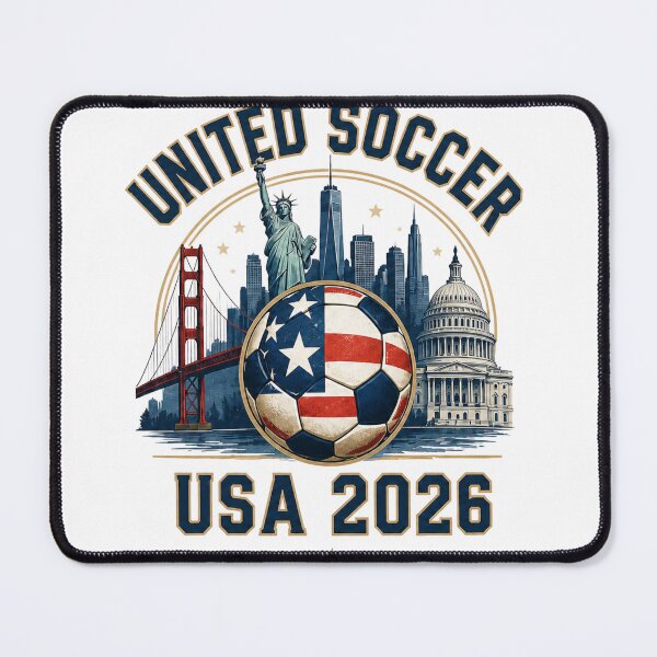 Item preview, United States Soccer Fan 2026 City Skyline designed and sold by YIDOX.