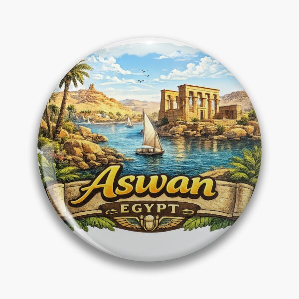 Item preview, Aswan, Egypt - Nile River designed and sold by Myra365Art.