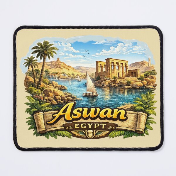 Item preview, Aswan, Egypt - Nile River designed and sold by Myra365Art.