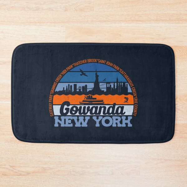 Item preview, Gowanda New York Sunset Retro Vintage Local Pride Logo designed and sold by CRHPOD20.
