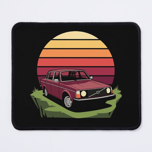 Item preview, 240 Sedan Retro Sunset - Maroon Classic Boxy Car designed and sold by Off-Road-Zone.