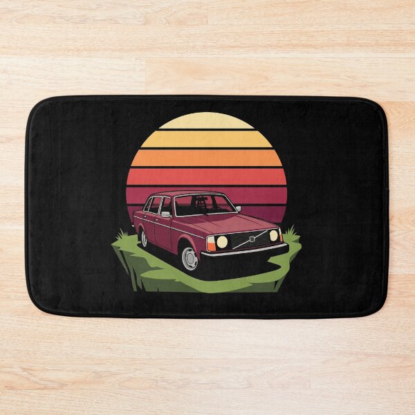 Item preview, 240 Sedan Retro Sunset - Maroon Classic Boxy Car designed and sold by Off-Road-Zone.