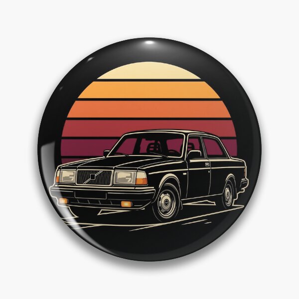 Item preview, 240 Wagon Retro Sunset  - Black Classic Boxy Car  designed and sold by Off-Road-Zone.