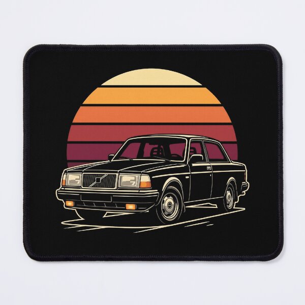 Item preview, 240 Wagon Retro Sunset  - Black Classic Boxy Car  designed and sold by Off-Road-Zone.