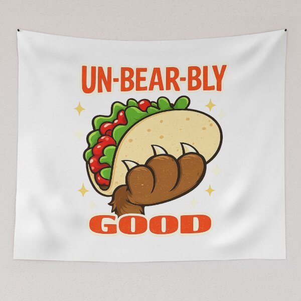 Item preview, Un-Bear-Bly Good Taco designed and sold by gahteeriffico.
