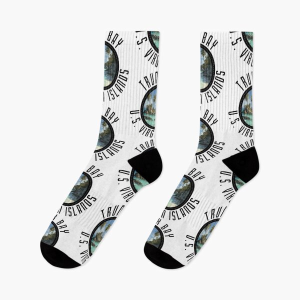 Item preview, Trunk Bay - U.S. Virgin Islands (with Black Lettering) designed and sold by VelvetRoom.