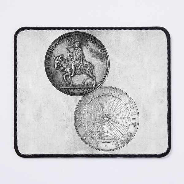 Item preview, 17th Century Dutch Satirical Silver Medal Both Sides designed and sold by Ghoul Enterprises.
