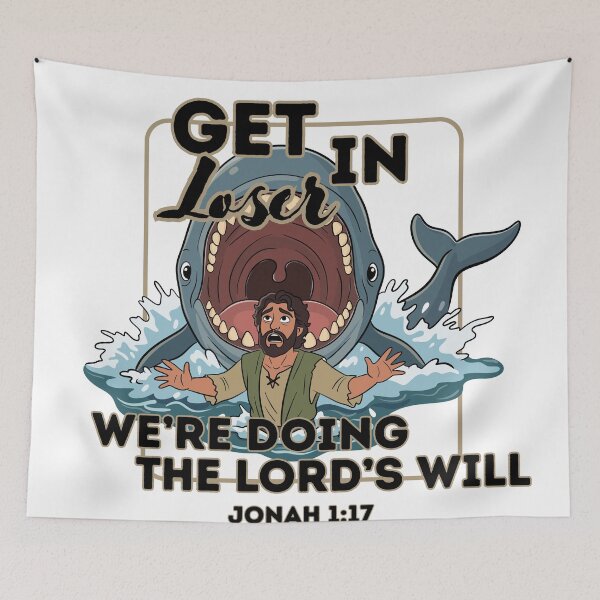 Item preview, Jonah and the Great Whale designed and sold by thegildedgoods.