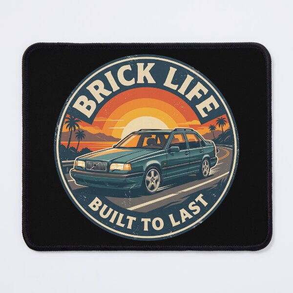 Item preview, 850 Sedan Brick Life  - Vintage Retro Sunset Built To Last designed and sold by Off-Road-Zone.