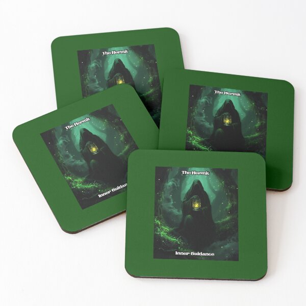 Item preview, The Hermit - Tarot Card from Wildwood Green Witch Tarot Deck  designed and sold by Earth Nature Creations.