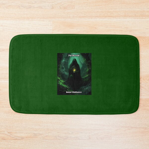 Item preview, The Hermit - Tarot Card from Wildwood Green Witch Tarot Deck  designed and sold by Earth Nature Creations.