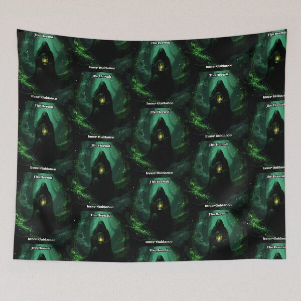 Item preview, The Hermit - Tarot Card from Wildwood Green Witch Tarot Deck  designed and sold by Earth Nature Creations.
