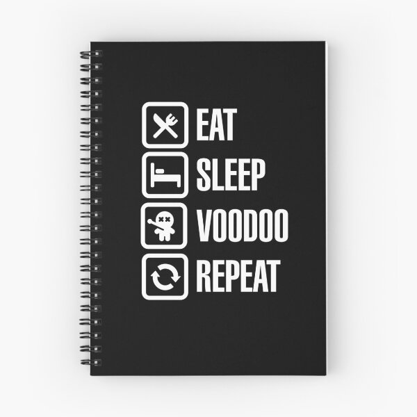 Item preview, Funny eat sleep voodoo repeat voodoo doll T-shirt gift designed and sold by LaundryFactory.
