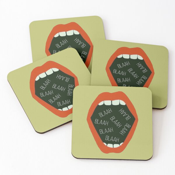 Item preview, Blah Blah Pop Art Lips – Bold Speech Aesthetic designed and sold by Thetdesigns.