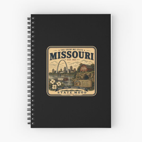 Item preview, Missouri Show Me State Vintage Gateway Arch Design designed and sold by StateMoodDesigns.