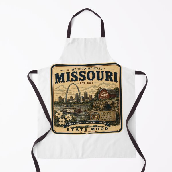 Item preview, Missouri Show Me State Vintage Gateway Arch Design designed and sold by StateMoodDesigns.