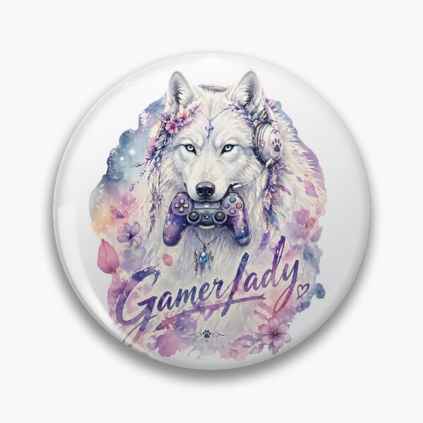 Item preview, GamerLady wolf designed and sold by Wolfbyte.