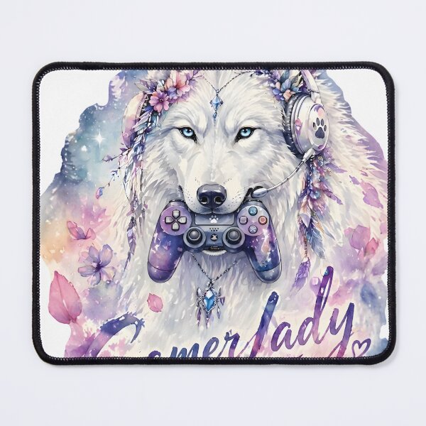 Item preview, GamerLady wolf designed and sold by Wolfbyte.