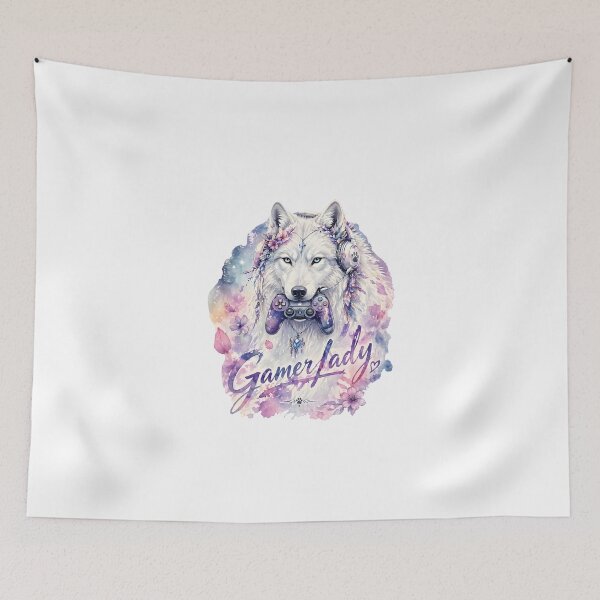 Item preview, GamerLady wolf designed and sold by Wolfbyte.