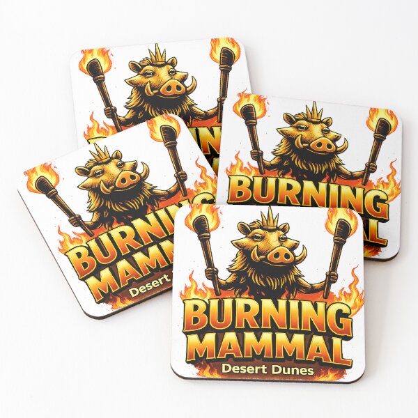 Item preview, Burning Mammal Desert Dunes Festival Fire Boar Shirt designed and sold by gahteeriffico.