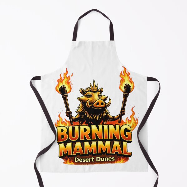 Item preview, Burning Mammal Desert Dunes Festival Fire Boar Shirt designed and sold by gahteeriffico.