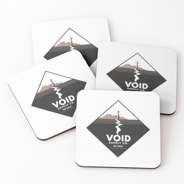 Item preview, VOID SUPPLY CO. - Satisfaction Not Guaranteed Dark Minimalist Logo designed and sold by SandiCreative.