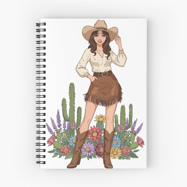 Item preview, Full Body Coastal Cowgirl Art - Aesthetic Western Woman with Cowboy Boots & Cactus designed and sold by BestChoiceService.