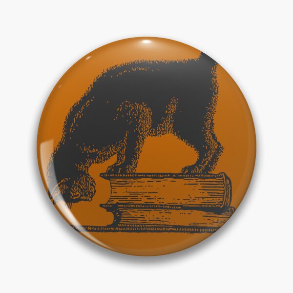 Item preview, Vintage Black Cat on Stack of Books Drawing designed and sold by CUTE_CAT ⭐⭐⭐⭐⭐.