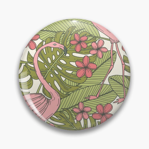 Item preview, Flamingo Jungle designed and sold by robyriker.