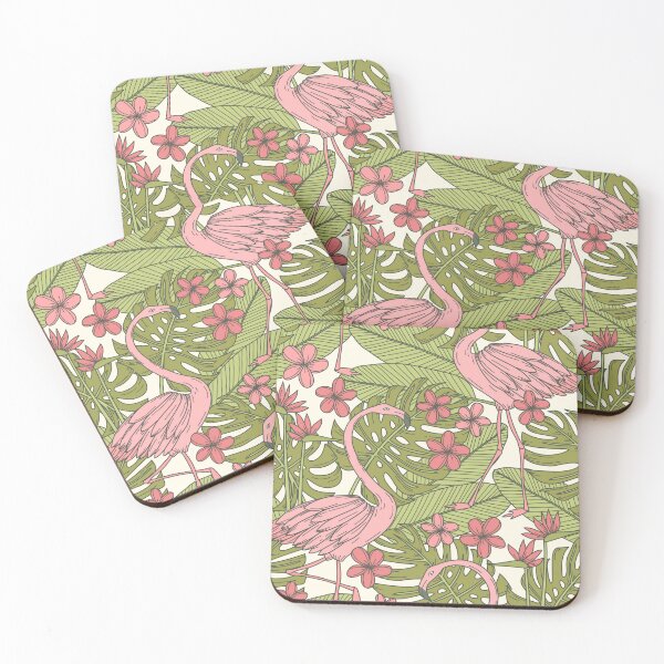 Item preview, Flamingo Jungle designed and sold by robyriker.