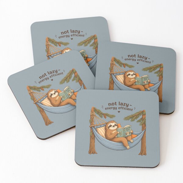 Item preview, Sloth - not lazy, energy efficient designed and sold by AwakeningThread.