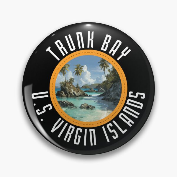 Item preview, Trunk Bay - U.S. Virgin Islands (with White Lettering) designed and sold by VelvetRoom.