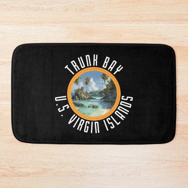 Item preview, Trunk Bay - U.S. Virgin Islands (with White Lettering) designed and sold by VelvetRoom.