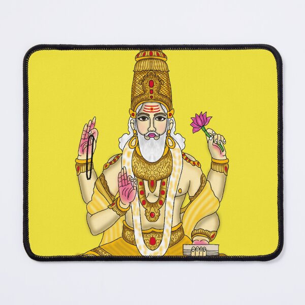 Item preview, Lord Brihaspati  in Indian Astrology | Divine Hindu Digital Artwork designed and sold by Harshit_Digital_Arts.