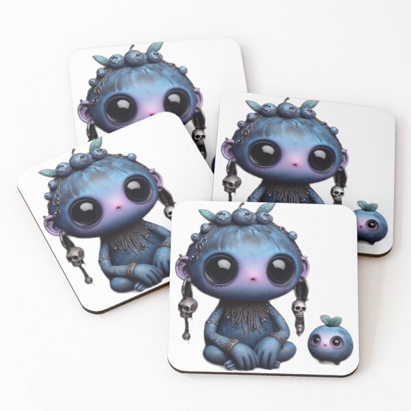 Item preview, Goth Blueberry - Creepy Cute Fruits Collection #4 designed and sold by LujziWorld.