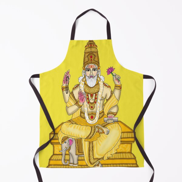 Item preview, Lord Brihaspati  in Indian Astrology | Divine Hindu Digital Artwork designed and sold by Harshit_Digital_Arts.