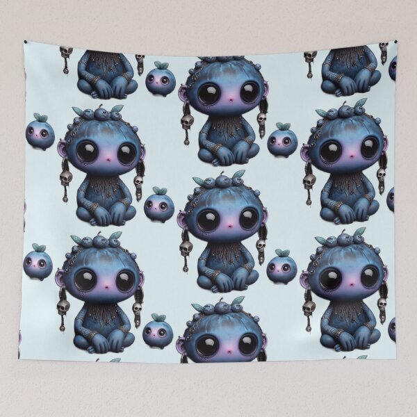 Item preview, Goth Blueberry - Creepy Cute Fruits Collection #4 designed and sold by LujziWorld.