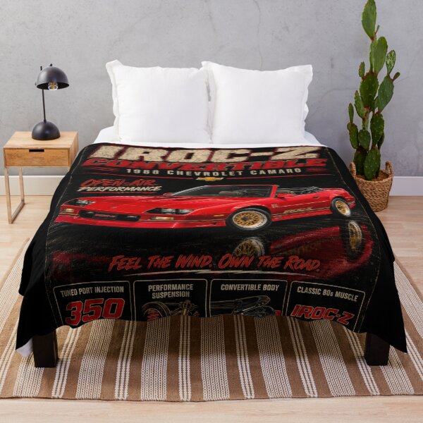 Item preview, 1988 Chevrolet Camaro IROC-Z Convertible TPI 350 Classic 80s Vintage Art designed and sold by TheArtOfCar.